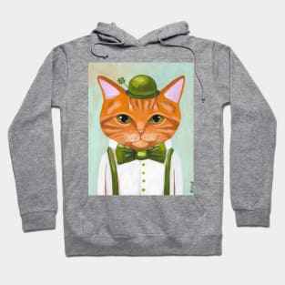 Saint Patricks Cat Hoodie